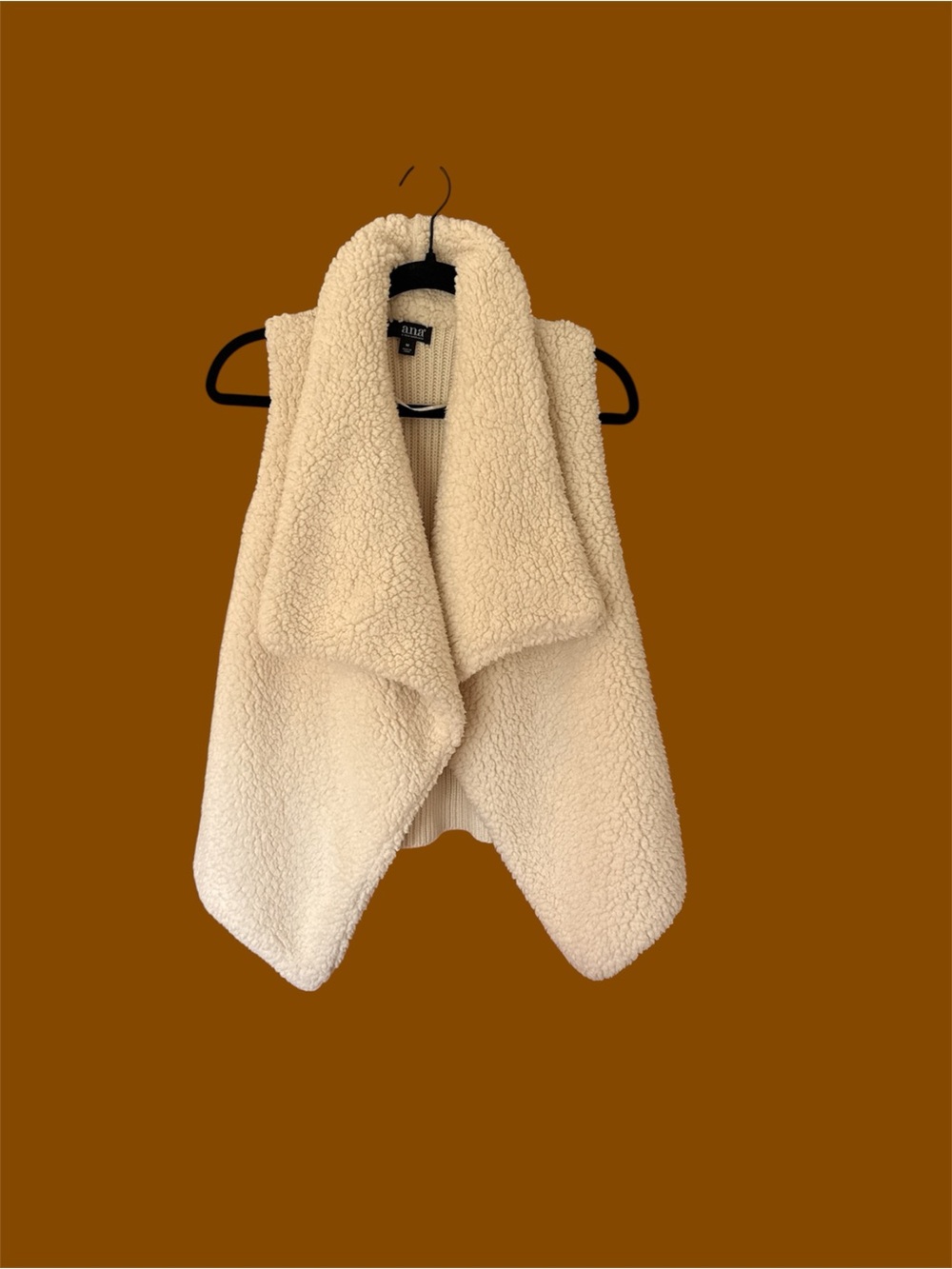 a.n.a. Cozy Cream Sherpa Vest